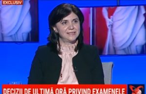 Monica Anisie: Temperatura elevilor care vin la examenele naționale se va lua de două ori VIDEO