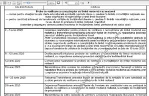 Calendarul admiterii candidaților romi în învățământul profesional și dual