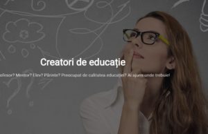 Începe concursul „Creatori de Educație”, a doua ediție