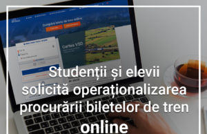 Studenții și elevii solicită cumpărarea online a biletelor de tren