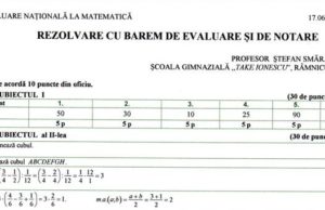 Un profesor a rezolvat problemele la Matematică în mai multe variante/ „Nu depuneți contestații decât în cazuri bine întemeiate”