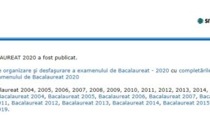 BAC 2020. Site-ul unde vor fi afișate rezultatele ANONIMIZATE a fost publicat