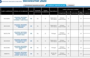 Rezultate Bac 2020: 232 de medii de 10/ Notele județ cu județ