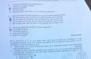 Barem BAC 2020 proba la alegere a profilului – Logică, Chimie, Fizică