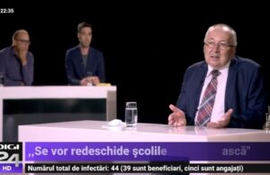 Managerul Spitalului Victor Babeș din Capitală: „Se vor redeschide școlile și mi-e frică”