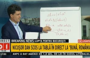 Cum a rezolvat Nicușor Dan, în direct, o problemă de la Olimpiada din 1988, când a luat aurul