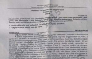 Subiecte BAC 2020 Istorie: Eseu despre evoluția României în secolul XX