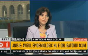 VIDEO Monica Anisie: Avizul epidemiologic nu este obligatoriu acum