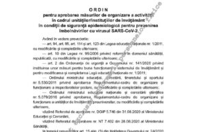 ULTIMA ORĂ Ordinul pentru deschiderea școlii, în Monitorul Oficial