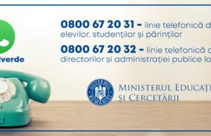 Două linii Telverde pentru începerea școlii: una pentru elevi și părinți, alta pentru directori