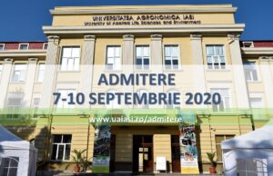 USAMV începe luni admiterea pentru 184 de locuri