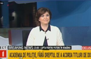 Monica Anisie: Toate tezele de doctorat de la Academia de Poliție vor fi verificate VIDEO