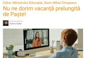 Petiție pentru vacanța de primăvară: Vrem să rămână cum a fost stabilită inițial