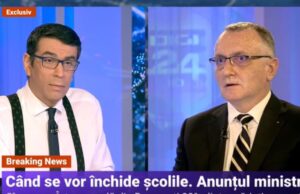 Sorin Cîmpeanu: Dacă ajungem la 6/1.000 vineri, de luni școlile din București intră în online