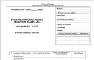 Evaluare Națională 2022 Română: Cele 6 de teste de antrenament pentru examen