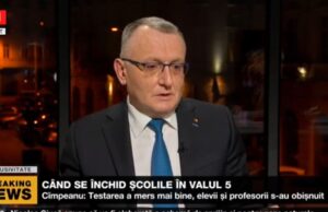 Sorin Cîmpeanu: Numărul elevilor „de top” a crescut spectaculos în 2021, la școala online