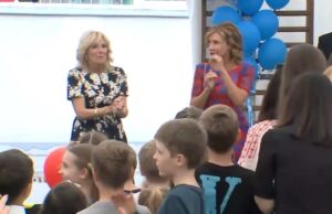VIDEO Prima doamnă Jill Biden a vizitat o școală din București unde învață elevi ucraineni