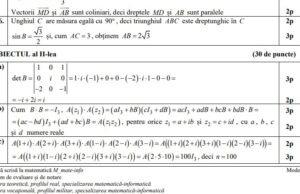 Subiecte BAC 2022 Matematică -profil Mate-Info, Tehnologic, Științele Naturii și Pedagogic