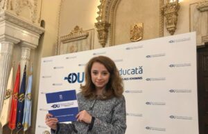 Corina Popa, fondatoarea Școlii de gramatică, purtător de cuvânt la Ministerul Educației