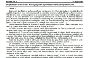 Subiecte Română Simulare Evaluare Națională 2023