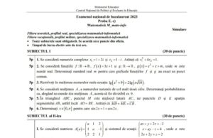 Simulare Bacalaureat 2013. Subiecte la Matematică Real și Uman. Aproape 29.000 de elevi au absentat